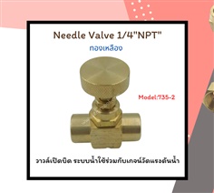 Needle Valve 1/4" NPT
