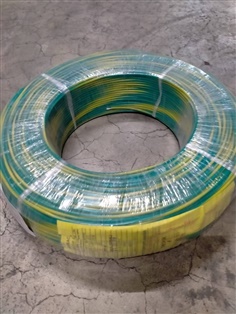 Wire Harness UL1015 12AWG:STR Yellow-Green (Spiral)