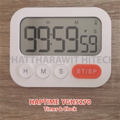 นาฬิกาจับเวลา HAPTIME รุ่น  YGH5270  จับเวลาได้ถึง 99 ชั่วโมง 59นาที 59 วินาที