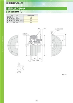 SINFONIA Electromagnetic Clutch SF-xxx/BMF Series