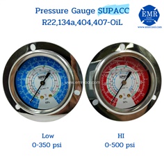 Pressure Gauge High -Low  SUPACC  R22,134a,404,407-OiL