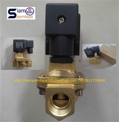 SLP50-24DC Solenoid valve 2/2 size 2" ไฟ 24DC ทองเหลือง ใช้กับ น้ำ ลม แก๊ส Pressure 0-16 bar 0-240 psi จากใต้หวัน ส่งฟรีทั่วประเทศ