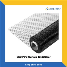 ESD PVC Curtain-Grid/Clear