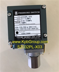 TAIHEI BOEKI Pressure Switch SZ032PL-X03