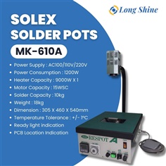 SOLEX SOLDER POTS MK-610A