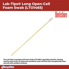 Lab-Tips Long Open-Cell Foam Swab (LTO1465)