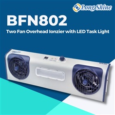 BFN802 Two Fan Overhead Ionzier with LED Task Light