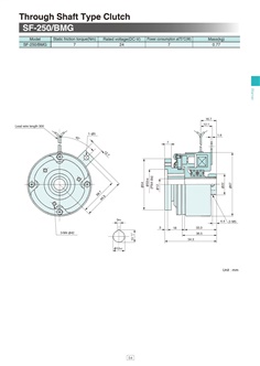 SINFONIA Electromagnetic Clutch SF-250/BMG