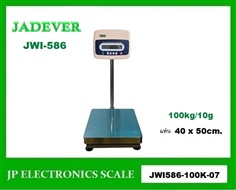 กิโลดิจิตอล100kg เครื่องชั่ง100kg*10g ยี่ห้อ JADEVER รุ่น JWI586-100K