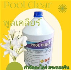 Pool Clear พูลเคลียร์ 3.8 ลิตร ผลิตภัณฑ์ปรับสภาพน้ำ สำหรับกำจัดตะไคร่