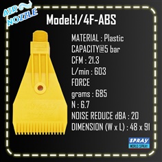 Air Nozzle ABS Plastic