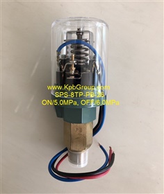 SANWA DENKI Pressure Switch SPS-8TP-PB-26,ON/5.0MPa, OFF/6.0MPa, BsBM