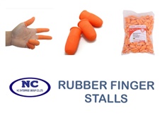 ถุงนิ้วป้องกันการบาด (RUBBER FINGER STALLS)