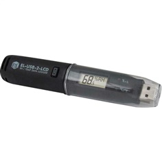 EL-USB-2-LCD เครื่องบันทึกค่าอุณหภูมิและความชื้นสัมพัทธ์ในบรรยากาศ USB ในตัว