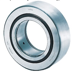 NUTR310/3AS NTN Needle roller bearing, roller follower, full-complement cylindrical roller, with inner ring, double-side shields, spherical outer ring