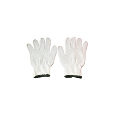 ถุงมือผ้า ขอบเขียว รุ่น 5 ขีด (ห่อละ 10 โหล)