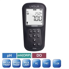LAQUA PD220 เครื่องวัดค่า pH/ORP/ออกซิเจนละลายน้ำ/อุณหภูมิแบบมือถือ