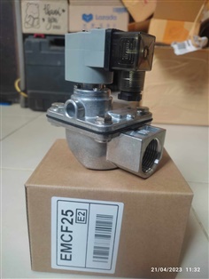 Pulse valve size 1" EMCF-25-220V Semax(emc) วาล์วกระทุ้งฝุ่น วาล์วกระแทกฝุ่น ไฟ 220V Pressure 0-9 bar ราคาถูก ทนทาน ใต้หวัน ส่งฟรีทั่วประเทศ