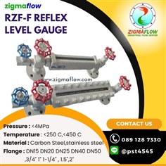 RZF-F Reflex Level Gauges เกจวัดระดับของเหลวแท่งแก้ว