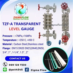TZF-A Transparent Level Gauges เกจวัดระดับของเหลวแท่งแก้ว