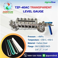 TZF-40AC Transparent Level Gauges เกจวัดระดับของเหลวแท่งแก้ว