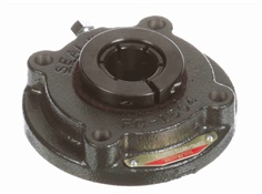 MFC-16TX ALP 1 Inch, Mounted Cast Iron Flange Cartridge Ball Bearing, 52100 Bearing Steel, Black Oxided, Concentric Lock, Low Drag