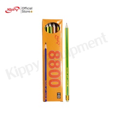 ดินสอดำ HB #8800 ด้ามลายริ้ว KIPPY
