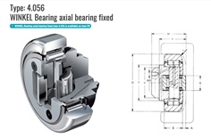 4.056 WINKEL Bearing axial bearing fixed