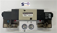 4V320-08B-220V Amisco Solenoid valve 5/2 Ways Namur Size 1/4" Double Coil คอล์ยคู่ ไฟ 220V Pressure 0-10bar(kg/cm2) ส่งฟรีทั่วประเทศ