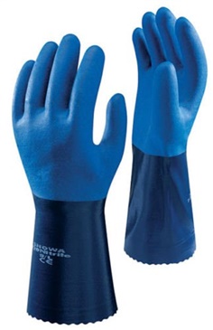 ถุงมือไนลอนเคลือบยาง SHOWA 720R สีน้ำเงิน