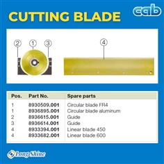 Cutting Blade for cab PCB Cutter (ใบมีด)