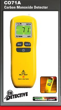 Carbon Monoxide Detector UEi CO71A,Cobon Monoxide meter,UEi CO71A,Carbon Monoxide Detector,co meter,,Instruments and Controls/Analyzers
