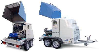 Dynajet cold water units 2,800 bar Trailer version,High pressure cleaners,Putzmeister,Plant and Facility Equipment/Cleaning Equipment and Supplies/Cleaners