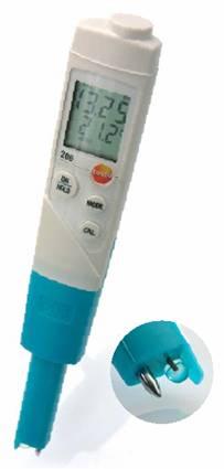 เครื่องวัดความเป็นกรดด่าง (pH) รุ่น testo 206-pH1 -วัดในสารละลาย โดยวัดค่า pH/อุณหภูมิได้พร้อมกัน ,เครื่องวัดกรด-ด่าง,Testo,Instruments and Controls/Analyzers
