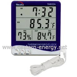 เครื่องวัดอุณหภูมิ 2จุด ภายใน-ภายนอก และวัดความชื้น,เครื่องวัดอุณหภูมิ ภายใน-ภายนอก,,Instruments and Controls/Thermometers