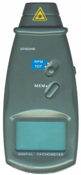 เครื่องวัดความเร็วรอบ แบบใช้แสง Tachometer รุ่น DT6234B ,เครื่องวัดความเร็วรอบ, Tachometer,,Instruments and Controls/RPM Meter / Tachometer
