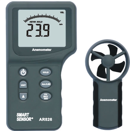 เครื่องวัดความเร็วลม AR826 Anemometer ,เครื่องวัดความเร็วลม AR826 Anemometer ,,Instruments and Controls/Air Velocity / Anemometer