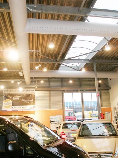 Car Showroom vs ท่อลมแอร์ผ้า (Fabric air duct, Textile duct, Air Sox),ท่อลมแอร์ผ้า,fabric duct,textile air duct,air sock,EuroAir,Construction and Decoration/Heating Ventilation and Air Conditioning