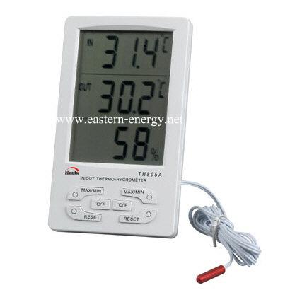 เครื่องวัดอุณหภูมิ 2จุด IN-OUT และความชื้น Hygro-Thermometer,เครื่องวัดอุณหภูมิ 2จุด ,,Instruments and Controls/Test Equipment