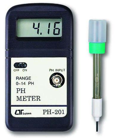 เครื่องวัดความเป็นกรดด่าง [pH METER] PH-201S,เครื่องวัดความเป็นกรดด่าง,เครื่องวัดค่าความเป็นกรดด่าง,เครื่องวัดph,เครื่องวัดพีเอช,ph meter,PH-201S,Lutron,Energy and Environment/Environment Instrument/PH Meter