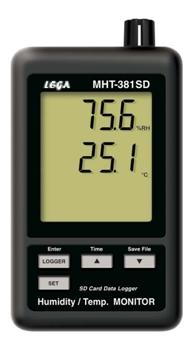 เครื่องวัดอุณหภูมิความชื้นแบบตั้งโต๊ะ/ติดผนัง บันทึกข้อมูล [TEMP./HUMIDITY DATALOGGER] MHT-381SD,เครื่องวัดอุณหภูมิ,เครื่องวัดความชื้น,temperature,humidity,datalogger,MHT-381SD,Lutron,Instruments and Controls/Measuring Equipment