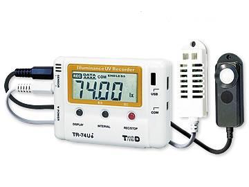 เครื่องวัดแสง/เครื่องวัดยูวี [Lux UV Temp. Humidity datalogger] TR-74Ui,เครื่องวัดแสง,เครื่องวัดยูวี,Lux meter,UV meter,Temperature meter,Humidity meter,datalogger,TR-74Ui,T&D,Instruments and Controls/Measuring Equipment