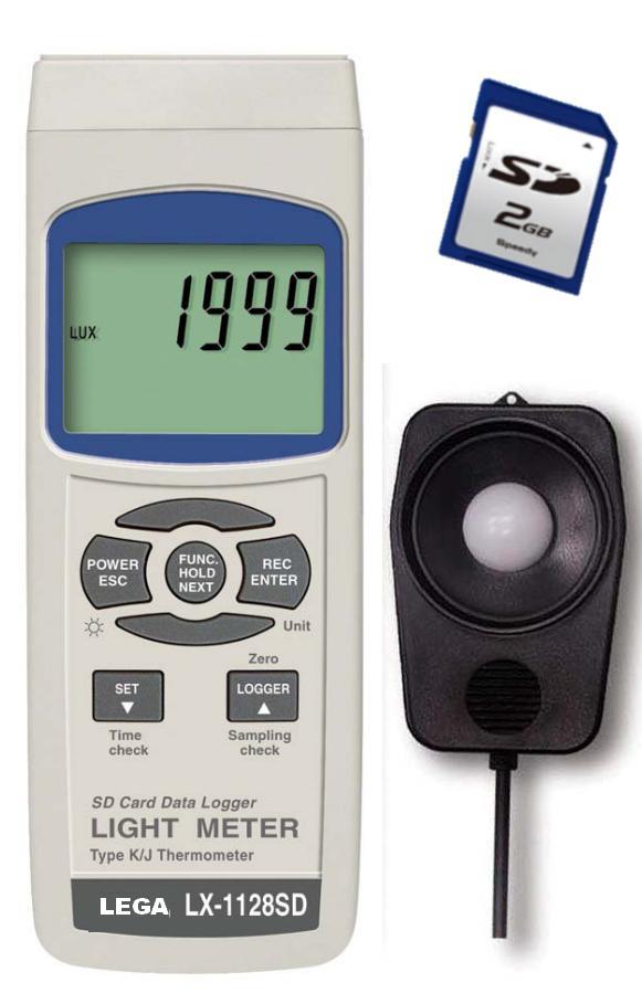 เครื่องวัดแสง บันทึกข้อมูลลง SD Card[(SD CARD)REAL TIME DATALOGGER LIGHT METER] LX-1128SD,เครื่องวัดแสง,SD Card,SD CARD,DATALOGGER,LIGHT METER,LX-1128SD,Lutron,Energy and Environment/Environment Instrument/Lux Meter