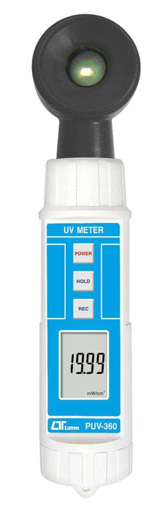 เครื่องวัดแสงยูวี [UV LIGHT METER] PUV-360,เครื่องวัดแสง,เครื่องวัดค่ายูวี,เครื่องวัดยูวี,UV LIGHT METER,PUV-360,Lutron,Energy and Environment/Environment Instrument/UV Meter