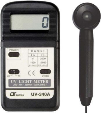 เครื่องวัดแสง ยูวี [UV LIGHT METER] UV-340A,เครื่องวัดแสง,เครื่องวัดยูวี,UV meter,Light Meter,UV-340A,Lutron,Energy and Environment/Environment Instrument/Lux Meter