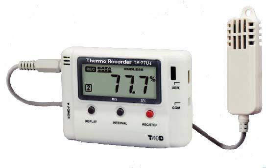 เครื่องวัดอุณหภูมิ ความชื้น [High Precision Wide Range Temperature and Humidity Data logger] TR-77Ui,เครื่องวัดอุณหภูมิ,เครื่องวัดความชื้น,Temperature,Humidity,Data logger,TR-77Ui,T&D,Instruments and Controls/Measuring Equipment