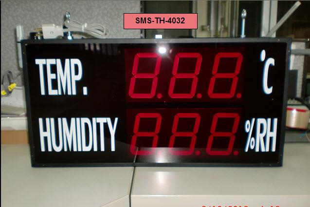 เครื่องวัดอุณหภูมิและความชื้น พร้อมระบบ SMS และ บันทึกข้อมูล (Temperature Humidity Meter + Data Logger + SMS Alert)