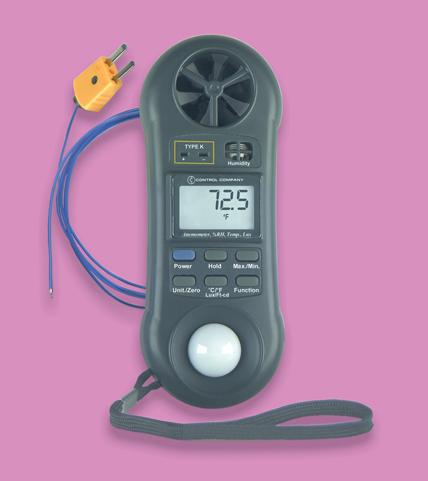4 in 1 Environmeter (Anemometer, Humidity, Light & Temperature),anemometer, humidity, light and thermometer,Control,Instruments and Controls/Air Velocity / Anemometer