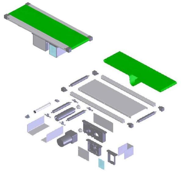 BC105 Belt Conveyor Elements,BC105 Belt Conveyor Elements,DBASIX,Automation and Electronics/Electronic Components/Components