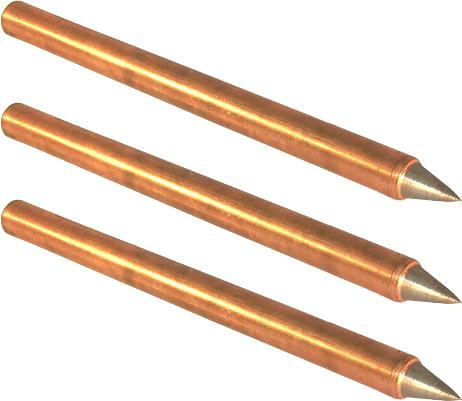กราวด์หุ้ม copperbonded 5/8" x 1.5m. , 6 , 8 , 10,ground rod,copperbonded,UL467,กราวด์หรอด,U&F,Hardware and Consumable/General Hardware